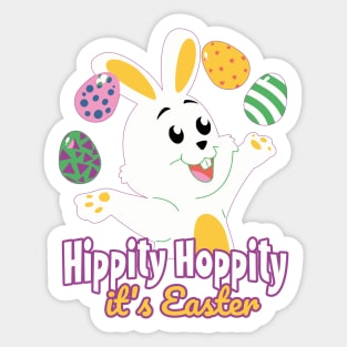 Hippity Hoppity It's Easter Sticker